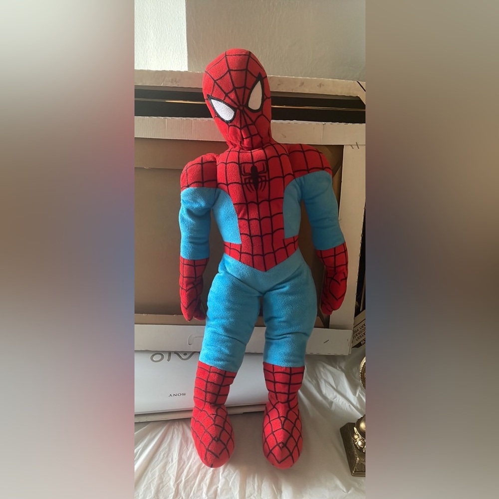 Spider-Man Big Stuffed Toy Plush By Jay Franco And Sons 24” Marvel Comics